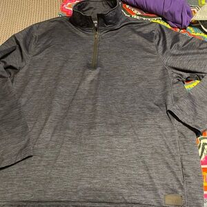 Abercrombie & Fitch Air Knit 1/4 zip athletic pullover- XXL- dark blue